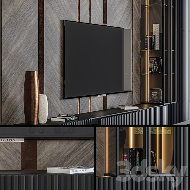 Tv Set 17 3DS Max Model - thumbnail 2