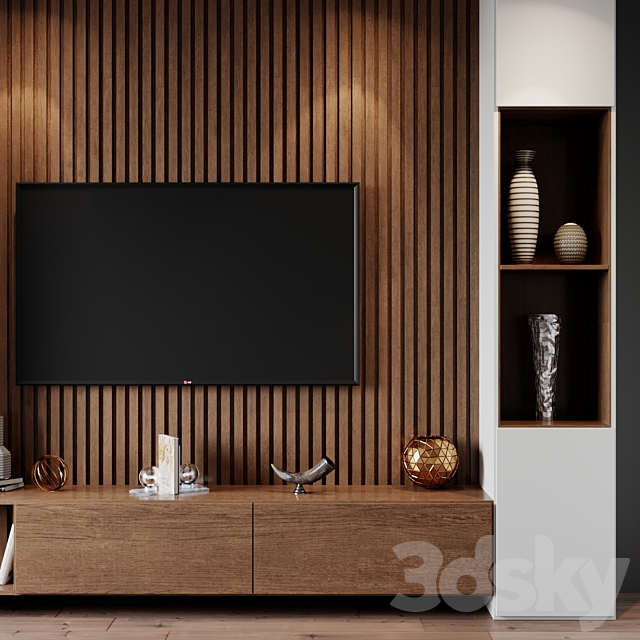 tv set 180 3DS Max Model - thumbnail 4