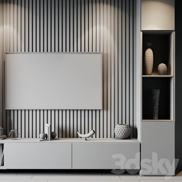 tv set 180 3DS Max Model - thumbnail 5