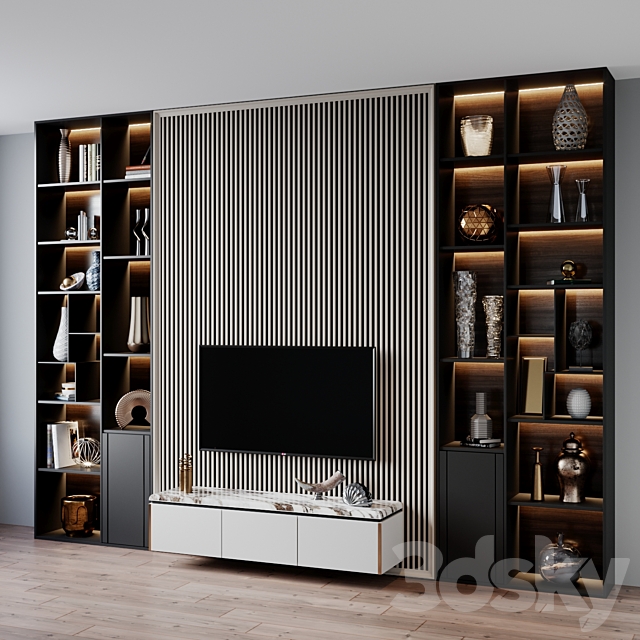 tv set 185 3DS Max Model - thumbnail 3