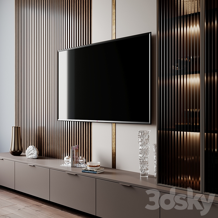 tv set 191 3DS Max Model - thumbnail 2