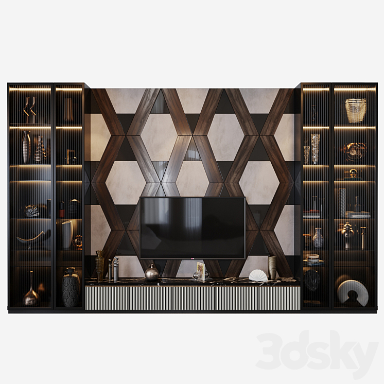 tv set 193 3DS Max Model - thumbnail 1