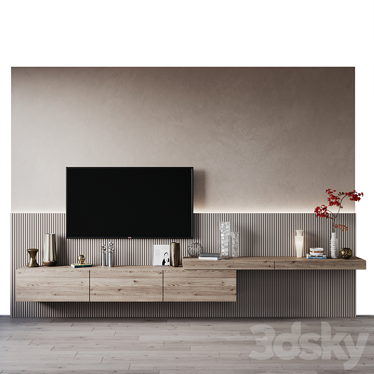 tv set 214 3DS Max Model - thumbnail 1