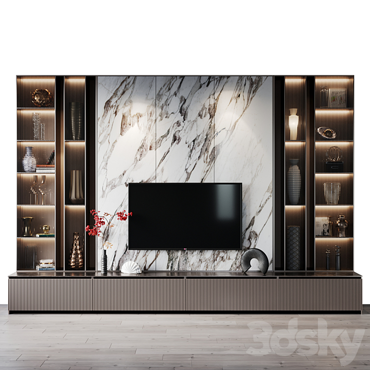 tv set 215 3DS Max - thumbnail 1