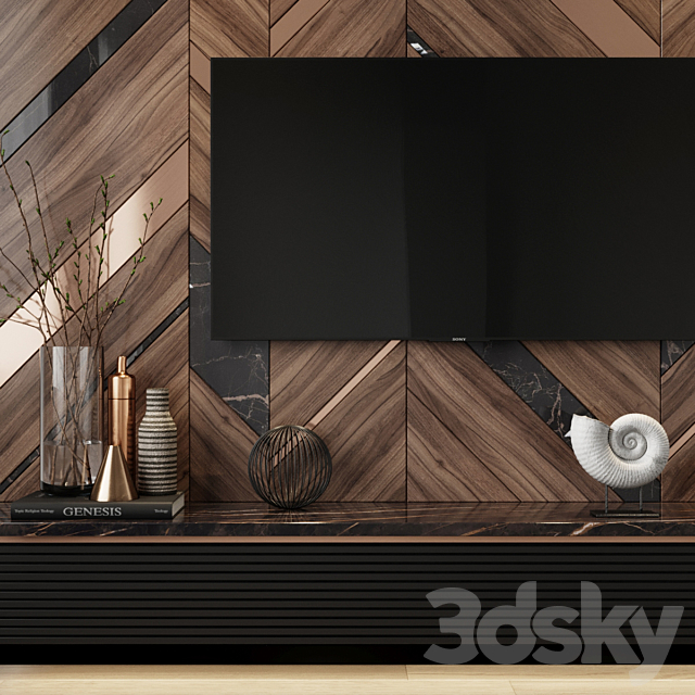 Tv set 4 3DSMax File - thumbnail 4