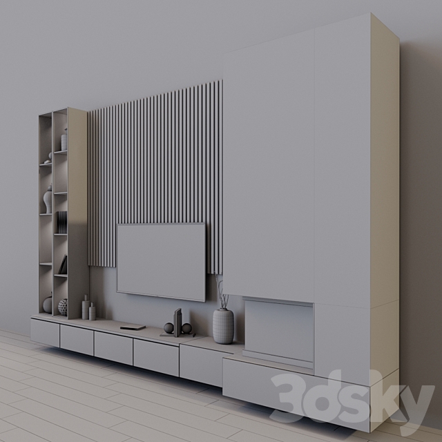 tv set 51 3DS Max Model - thumbnail 3