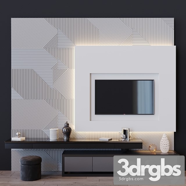 Tv set 55 3dsmax Download - thumbnail 1