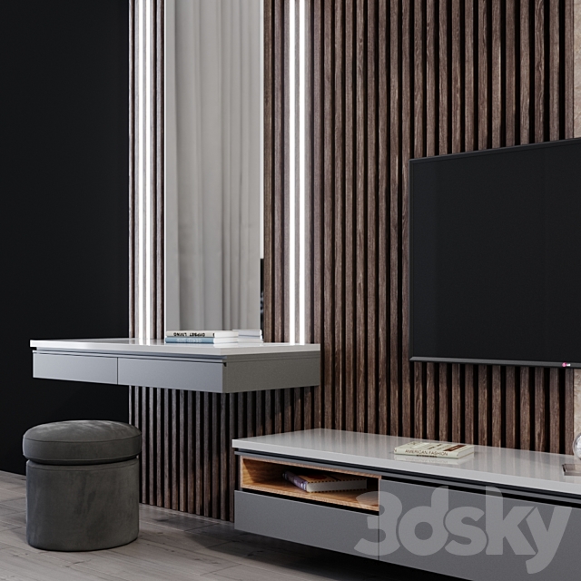 tv set 56 3DS Max Model - thumbnail 2