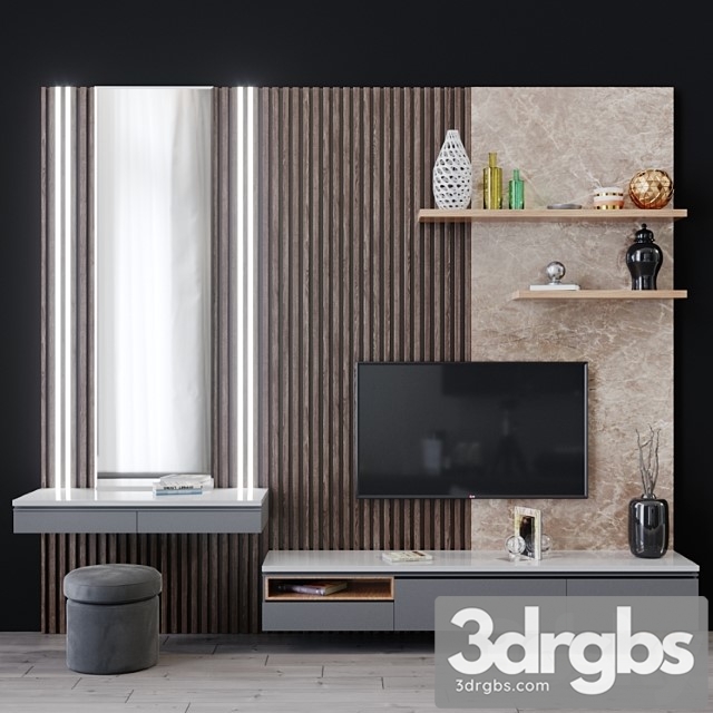 Tv set 56 3dsmax Download - thumbnail 1