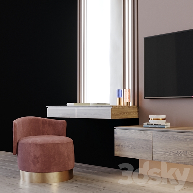 tv set 60 3DSMax File - thumbnail 2