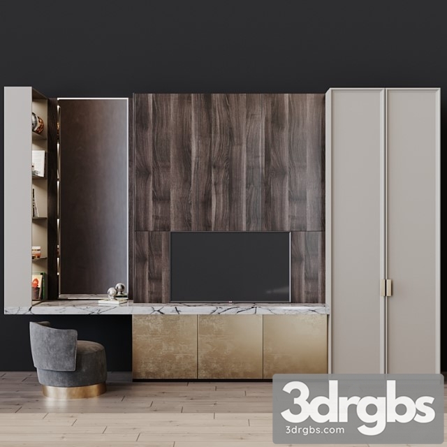 Tv set 68 3dsmax Download - thumbnail 1