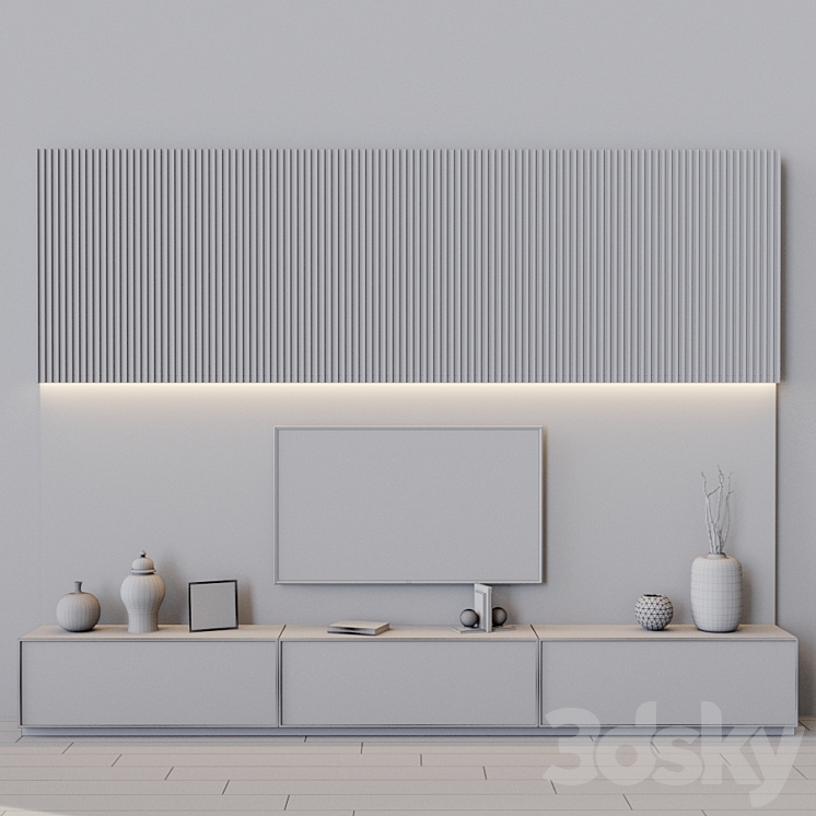 tv set 78 3DS Max - thumbnail 2