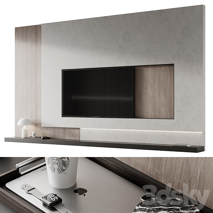 TV set 8 3DS Max Model - thumbnail 2