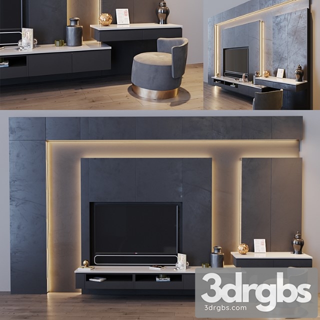 Tv set 88 3dsmax Download - thumbnail 1