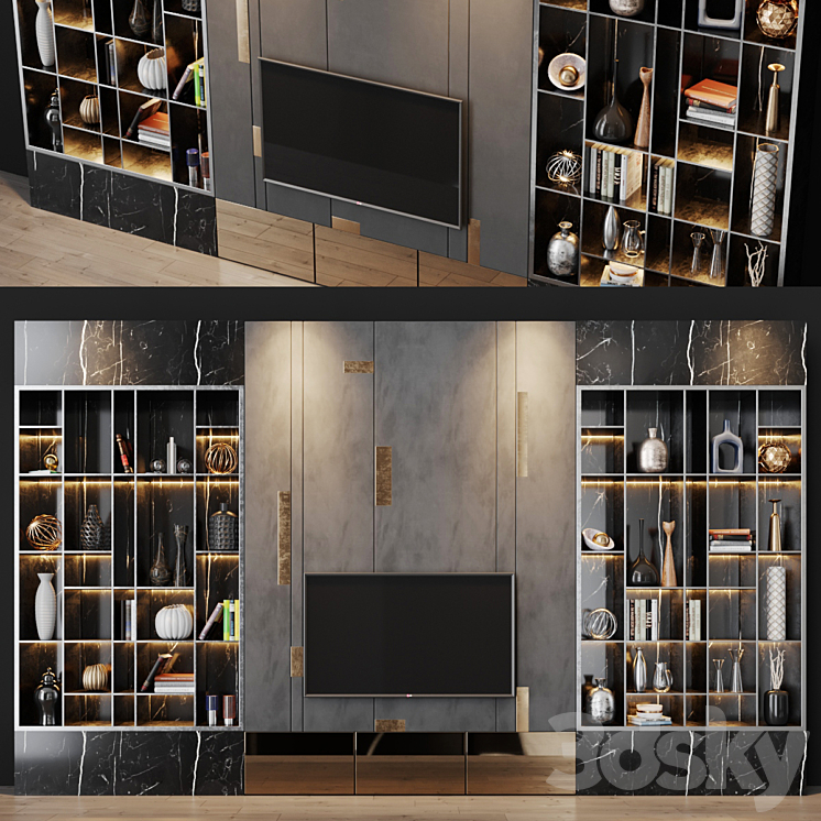 tv set 93 3DS Max - thumbnail 1