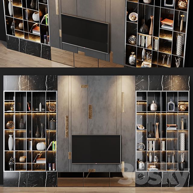 tv set 93 3DSMax File - thumbnail 1