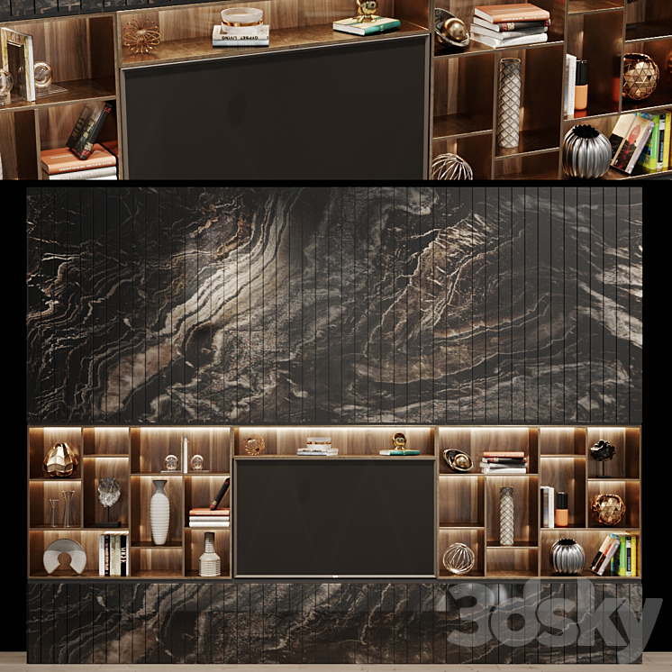 tv set 95 3DS Max - thumbnail 1