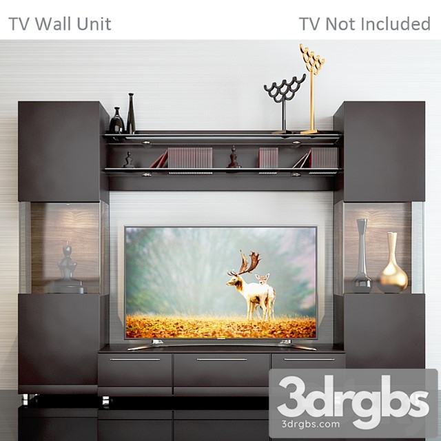 TV Set Unit 2 3dsmax Download - thumbnail 1