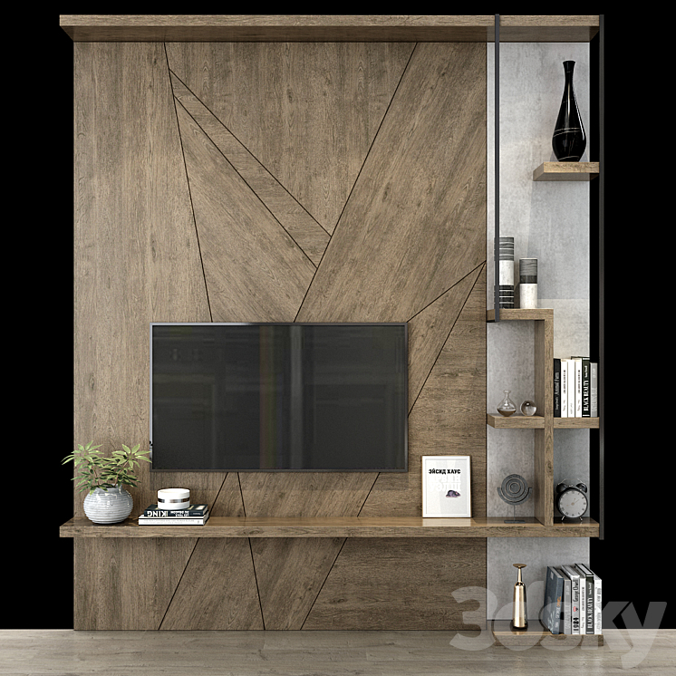 TV shelf 0113 3DS Max - thumbnail 1