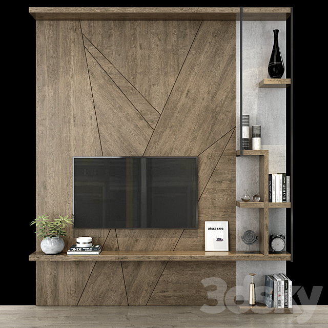 TV shelf 0113 3DSMax File - thumbnail 1