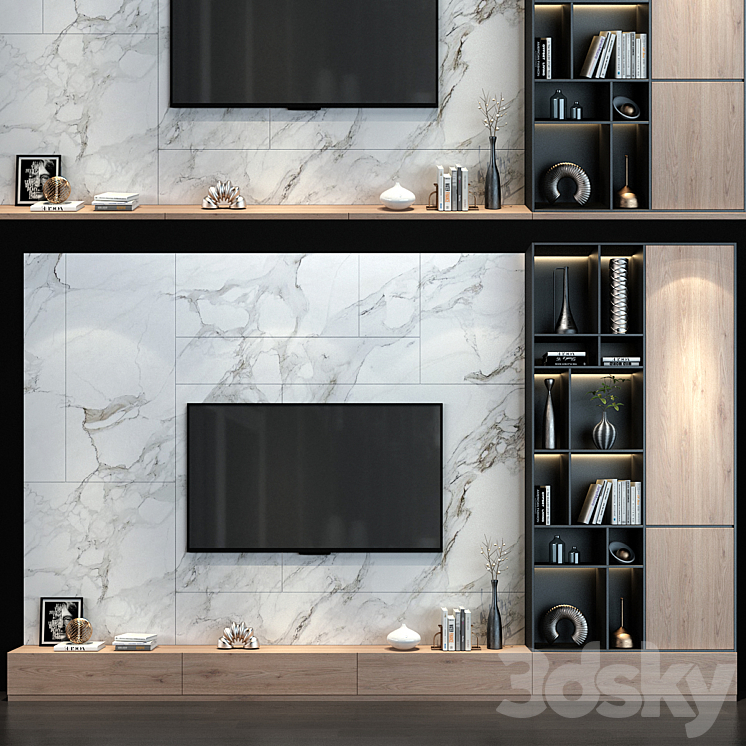 TV shelf 0150 3DS Max - thumbnail 1