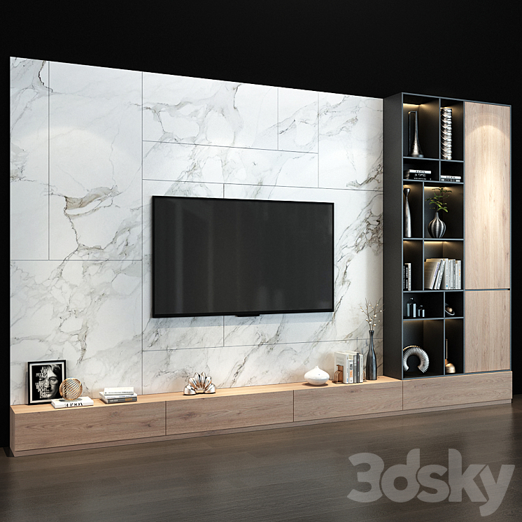 TV shelf 0150 3DS Max - thumbnail 2