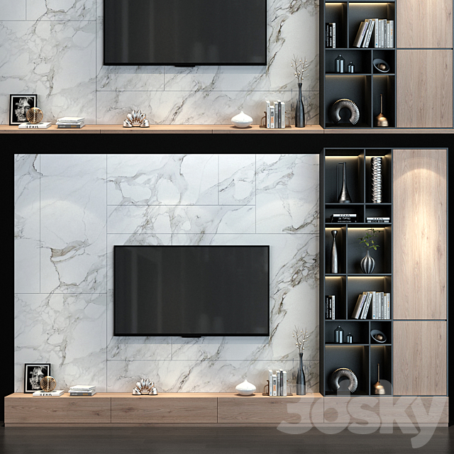 TV shelf 0150 3DSMax File - thumbnail 1