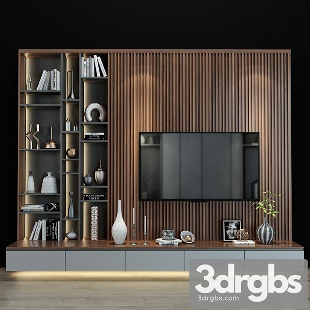 Tv shelf 0191 3dsmax Download - thumbnail 1