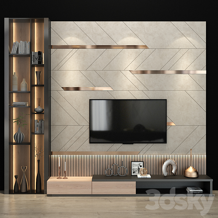 TV shelf 0193 3DS Max - thumbnail 1