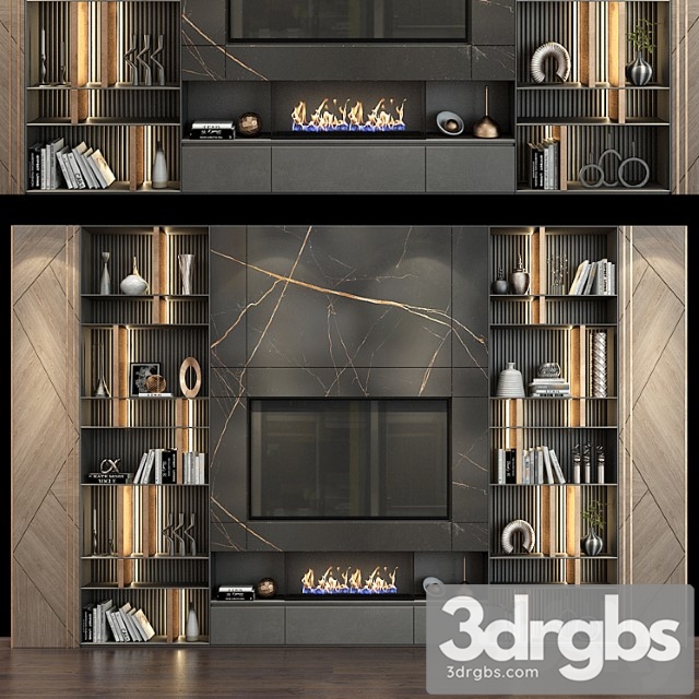 Tv shelf 0232 3dsmax Download - thumbnail 1