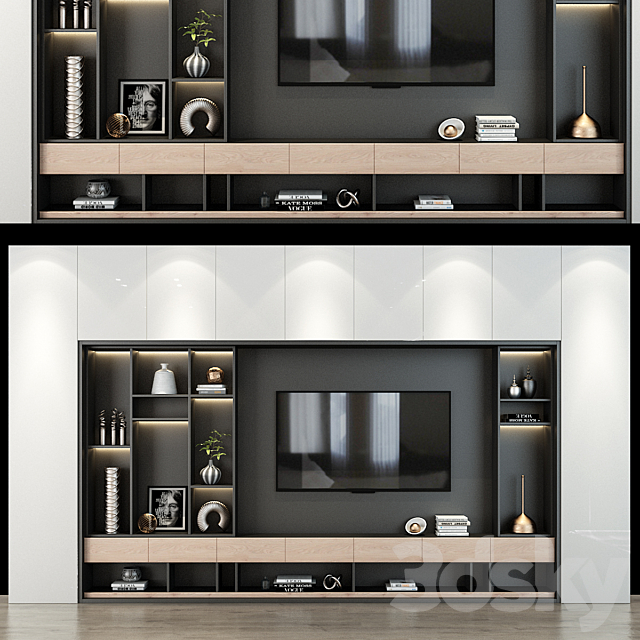 TV shelf 0242 3DSMax File - thumbnail 1