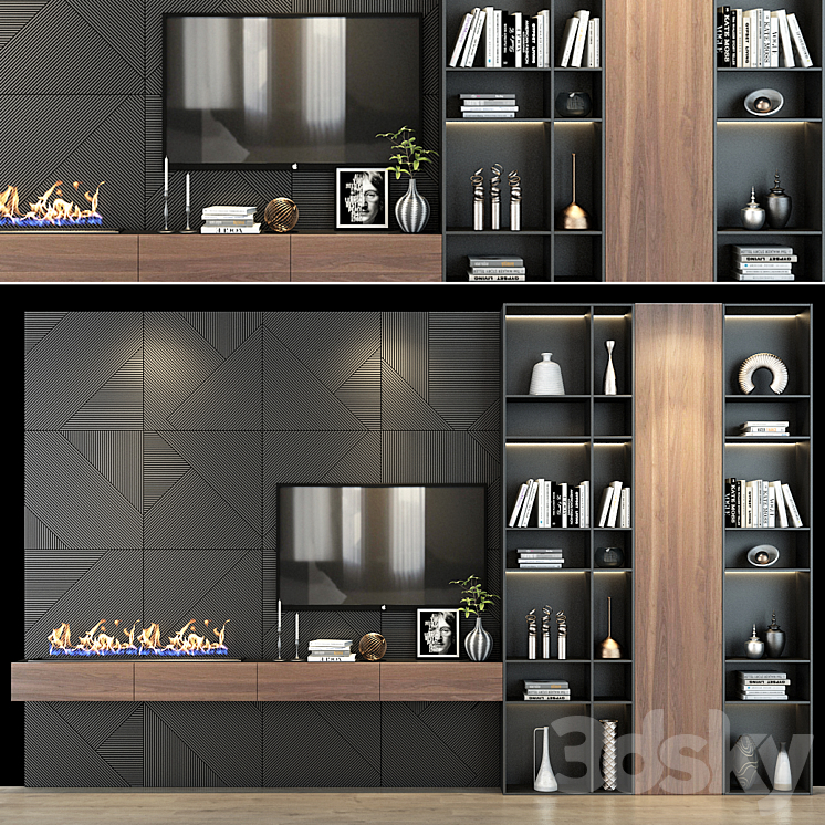 TV shelf 0254 3DS Max - thumbnail 1