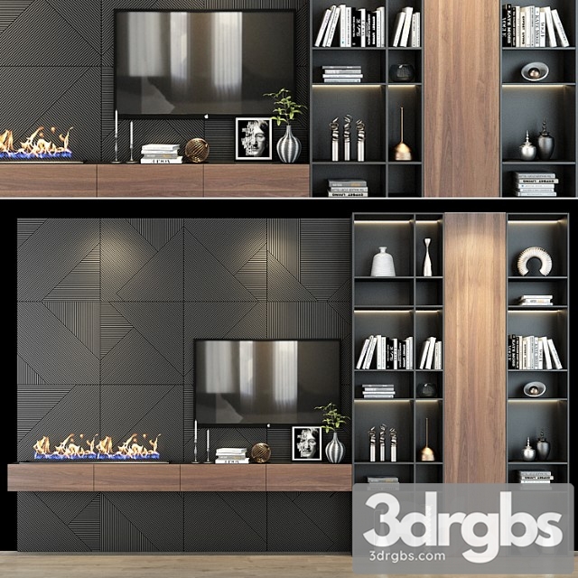 Tv shelf 0254 3dsmax Download - thumbnail 1