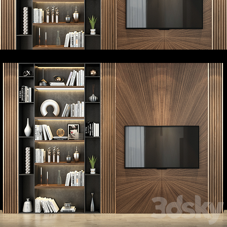 TV shelf 0265 3DS Max - thumbnail 1