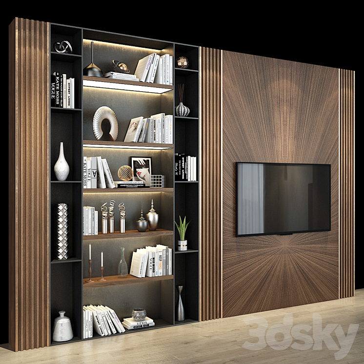 TV shelf 0265 3DS Max - thumbnail 2