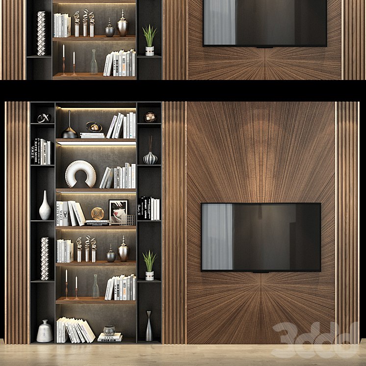 TV shelf 0265 3DS Max - thumbnail 3