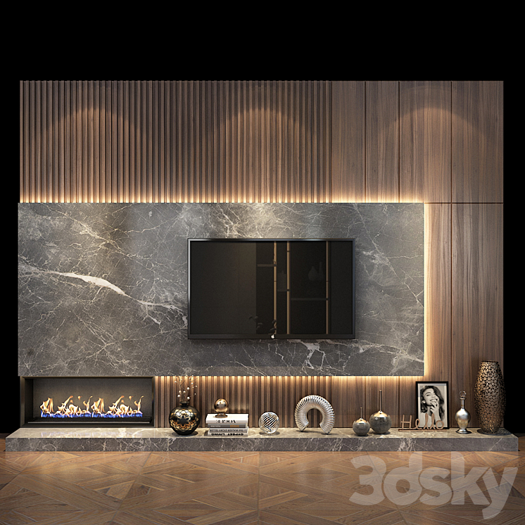 TV shelf 0407 3DS Max - thumbnail 1