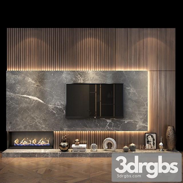 TV Shelf 0407 3dsmax Download - thumbnail 1