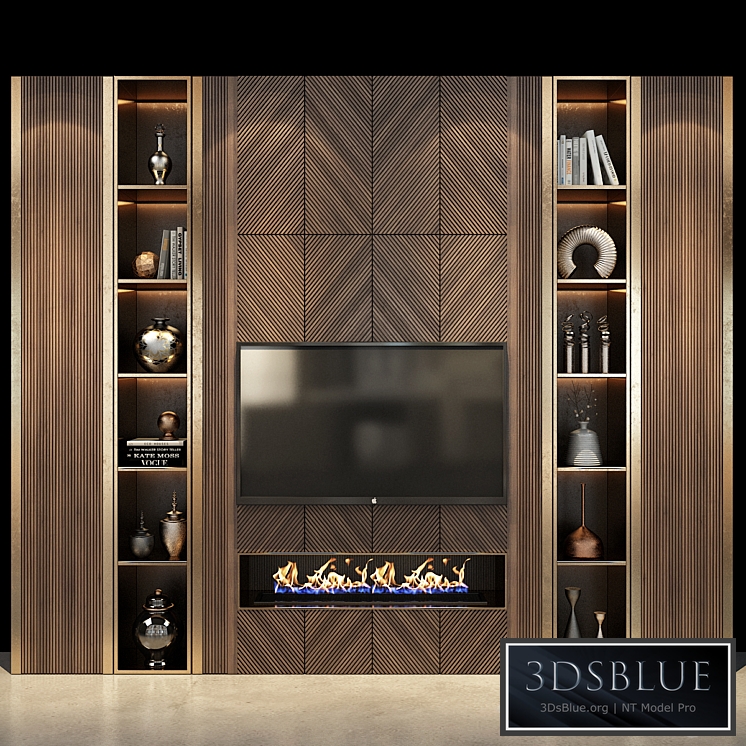 TV shelf 0409 3DS Max - thumbnail 3