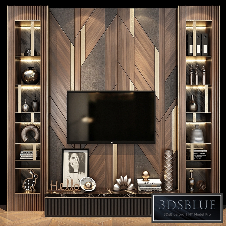 TV shelf 0417 3DS Max - thumbnail 3