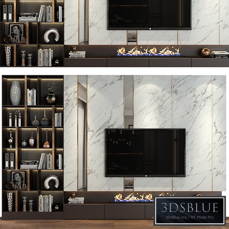 TV shelf 0474 3DS Max - thumbnail 3