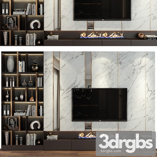 TV Shelf 0474 3dsmax Download - thumbnail 1