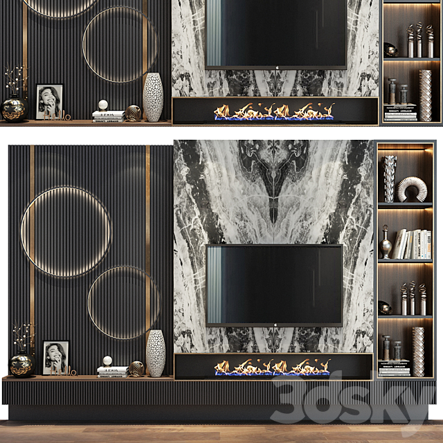 TV shelf 0475 3DSMax File - thumbnail 1