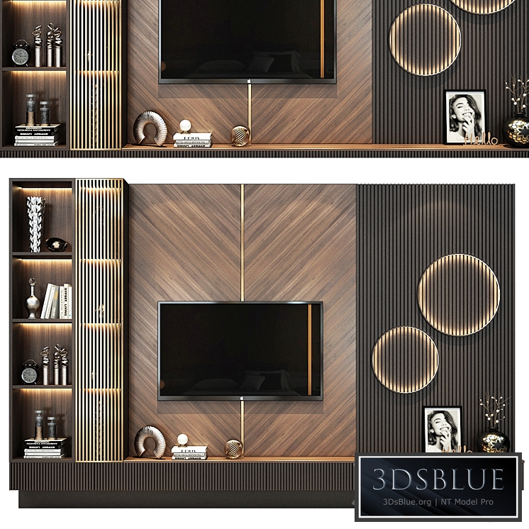 TV shelf 0521 3DS Max - thumbnail 3