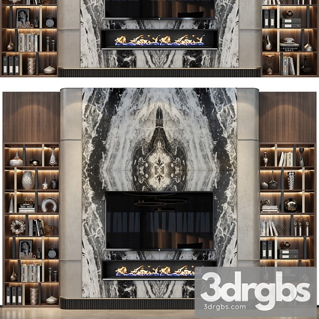 Tv Shelf 0558 3dsmax Download - thumbnail 1