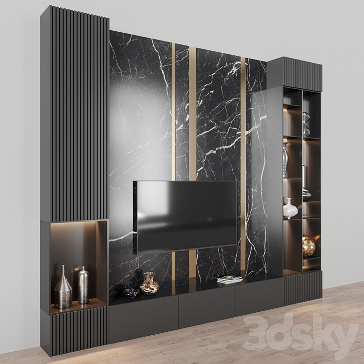 tv stand 2 3DS Max - thumbnail 1