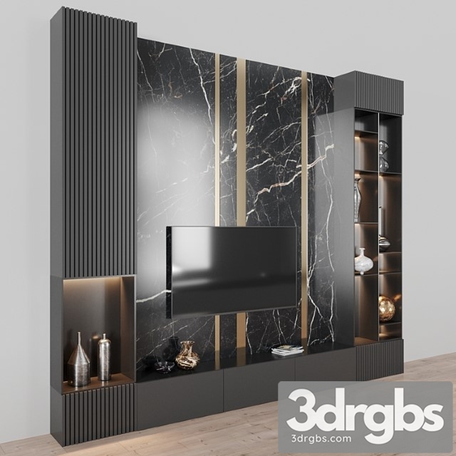 Tv stand 2 3dsmax Download - thumbnail 1