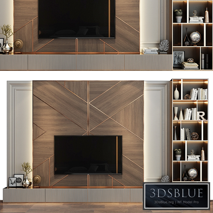 TV stand 26 3DS Max - thumbnail 3