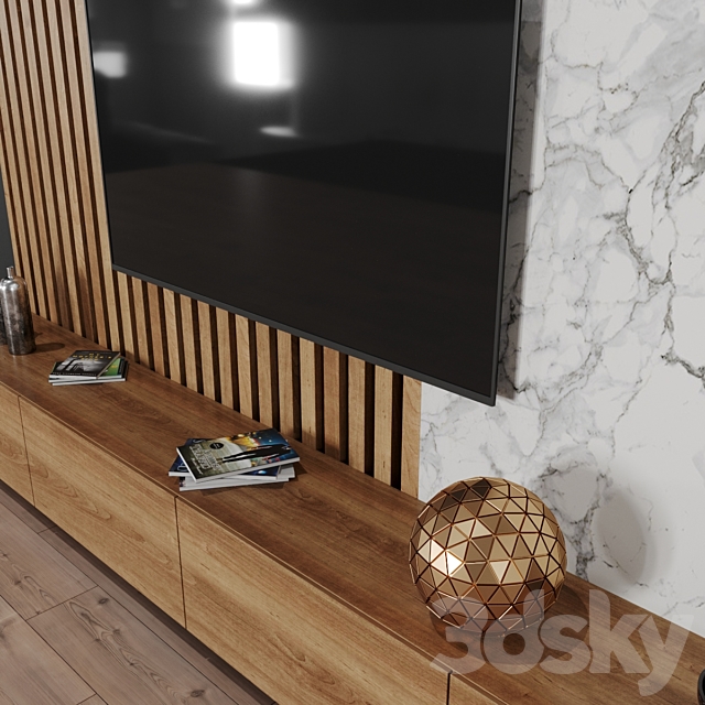 tv stand 3DSMax File - thumbnail 3