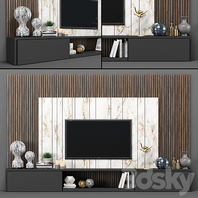 Tv Stand_16 3DSMax File - thumbnail 1